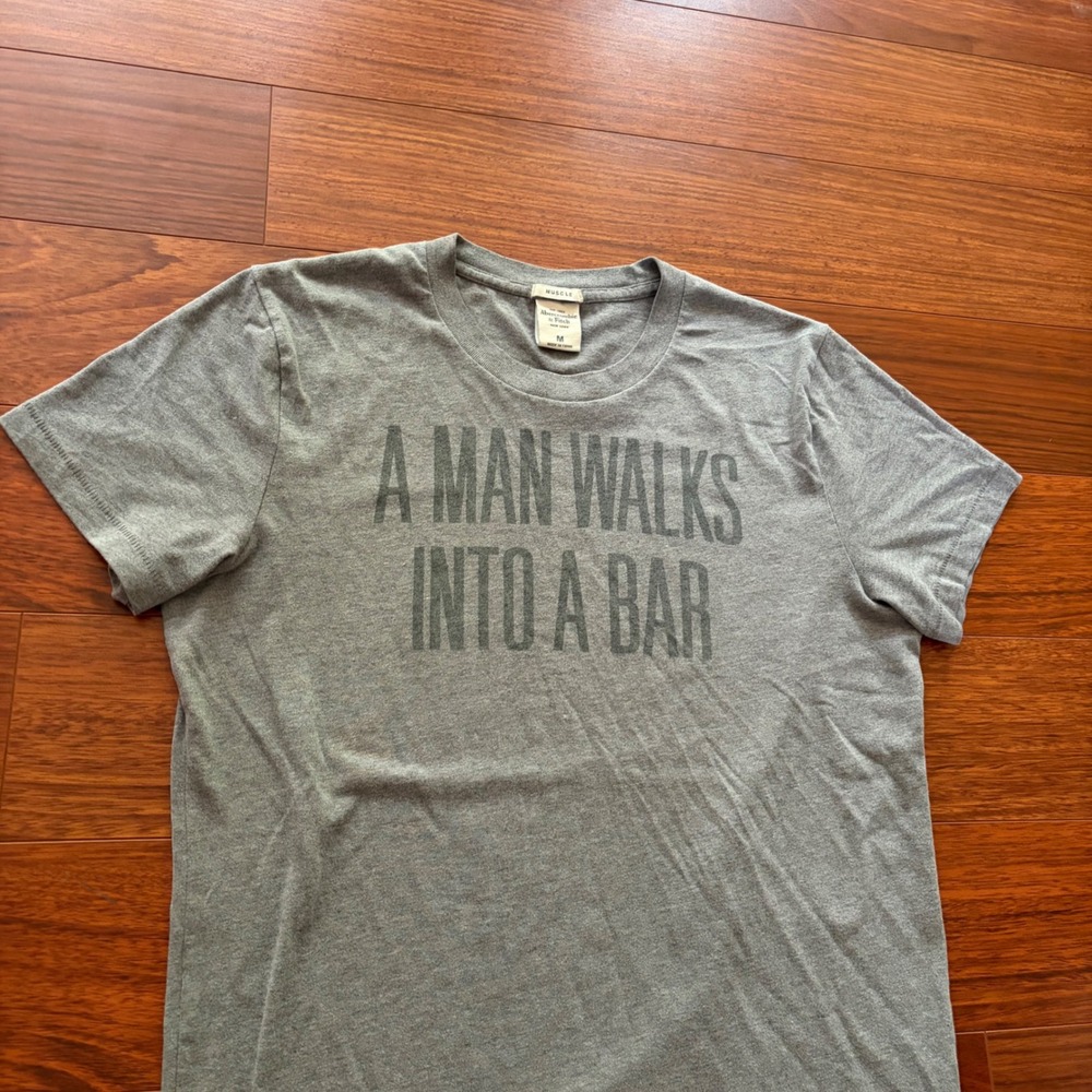 Vintage Grail Abercrombie & Fitch Banned Humor Comedy Graphic Muscle T-Shirt M